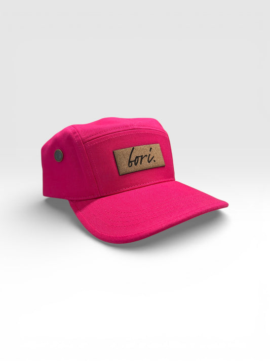 5 panel Cap Fushia
