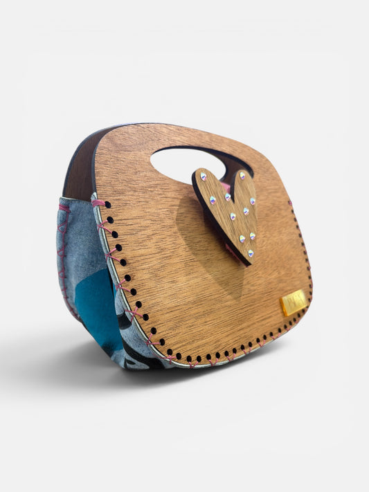 Wood Heart Colorfull