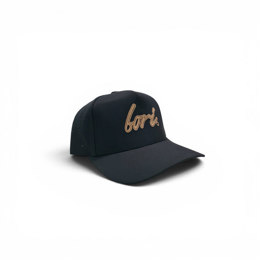Laser Cut Cap Black