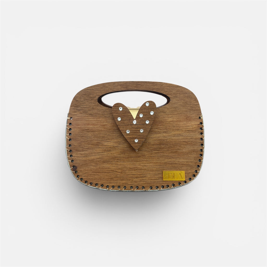 Wood Heart Happy