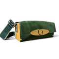 Cartera Milagros Verde | Cartera Madera y Cuero