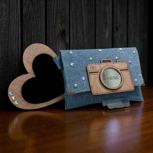 Mini Denim Purse