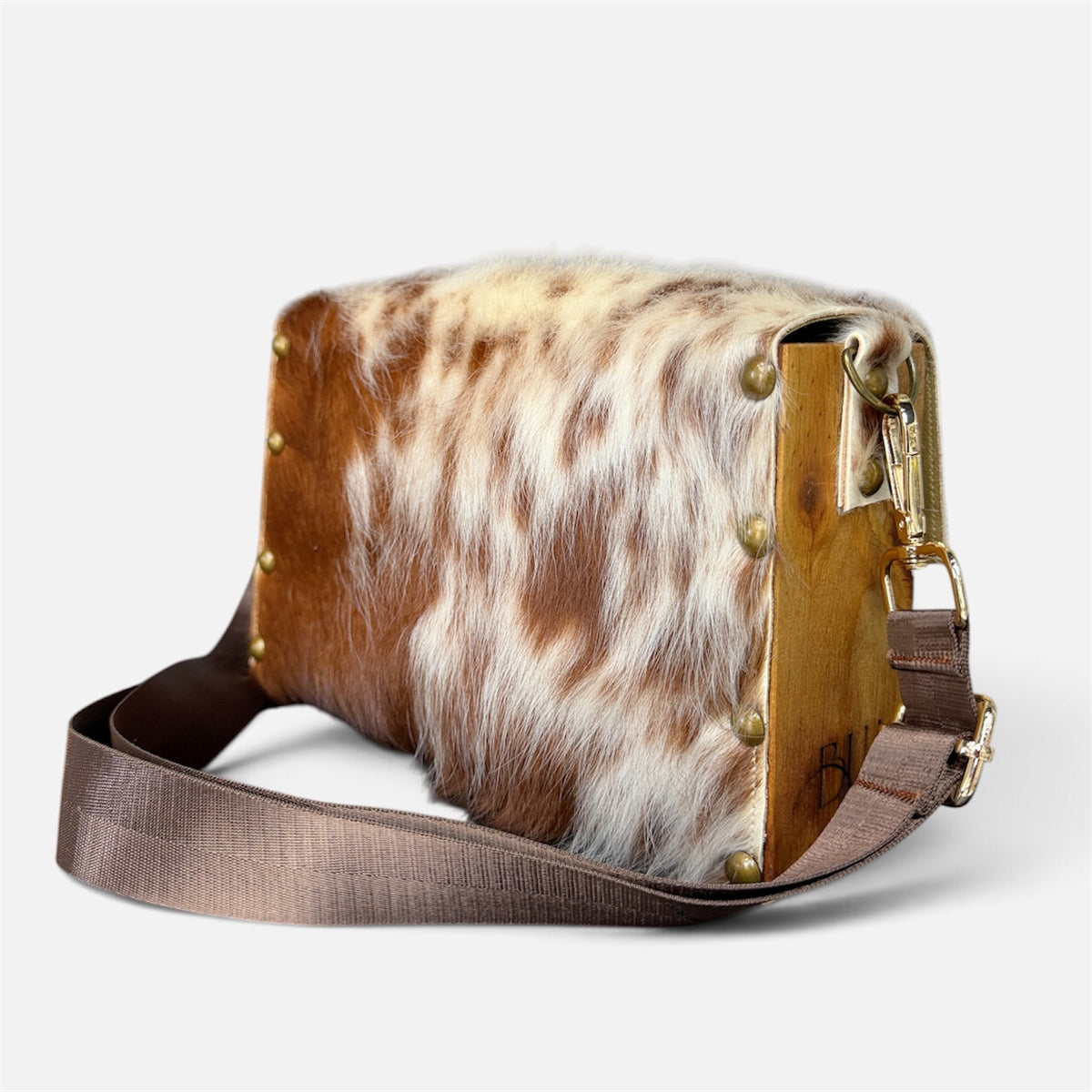 Bravía Adelaida | Cartera cuero y madera