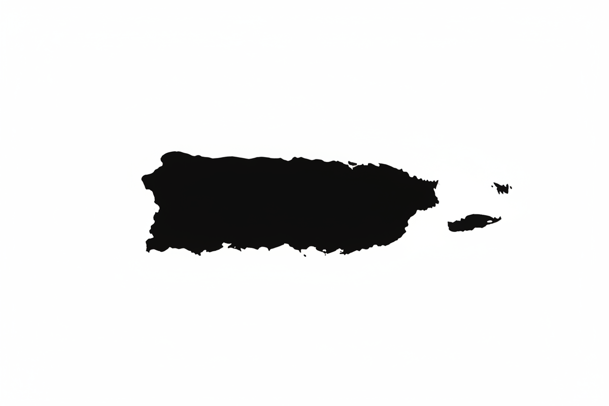 PR Map Black Shape